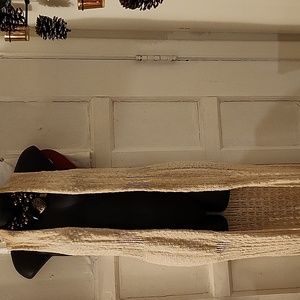 Knit Boho style maxi cardigan